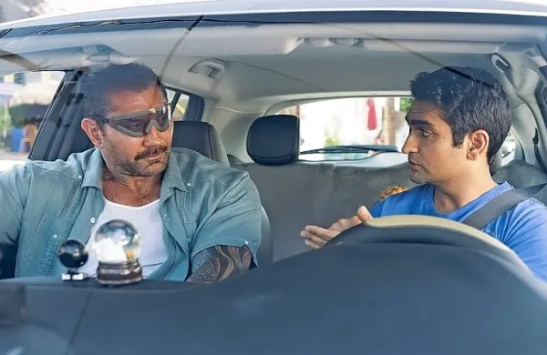 V Stuberju sta zaigrala Dave Bautista (levo) in  Kumail Nanjiani.
