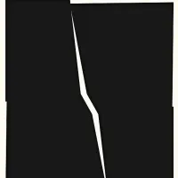 Letošnja minimalistična, a učinkovita podoba nakazuje razpoko v 
zidu. 