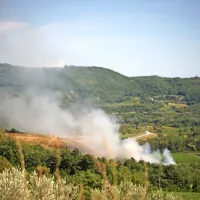 Zagorelo na deponiji v Dragonji