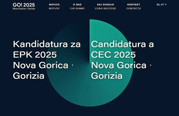 Na povezavi www.go2025.eu je zaživela informativna in 
vključevalna spletna platforma za skupne priložnosti in prihodnost Nove Gorice in Gorice.