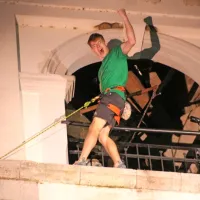 Najhitrej&scaron;a na zvoniku Francozinja in Ljubljančan