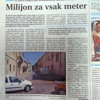 Draga obnova Verdijeve ulice v Kopru je vznemirjala občane. 

