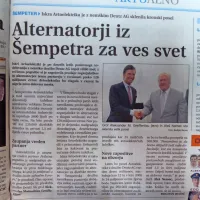 Iskri Avtoelektriki je po desetih letih poslovnega sodelovanja z 
nemško družbo Deutz AG uspel kronski posel: z večletno pogodbo 
si je zagotovila prodajo zaganjalnikov in alternatorjev v vrednosti 
več kot 120 milijonov evrov. 