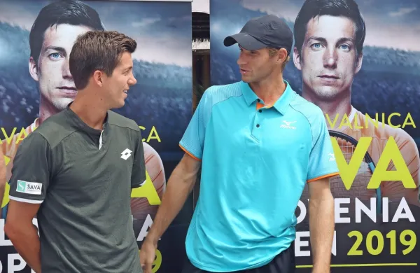 Aljaž Bedene in Blaž Rola