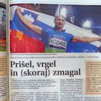 Po slabi sezoni je Primož Kozmus  na olimpijskih igrah v Londonu  
presenetil s srebrnim odličjem v metu kladiva.