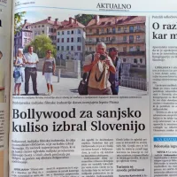Predstavniki indijske filmske industrije so si prišli ogledat lepote 
Pirana.