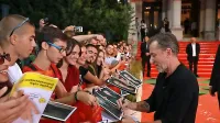 Igralec Tim Roth (levo) je bil osrednji zvezdnik in nagrajenec letošnjega sarajevskega filmskega festivala.