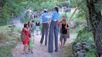 Festival Plavajoči grad, ki združuje Pufovo lutkovno karavano in 
glasbenike  Etno Histerie, bo letos v Istri in na gradu Snežnik.   