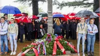 Spomenik žrtvam tržaškega procesa v Bazovici na Krasu