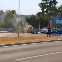 Zavora zanetila požar
