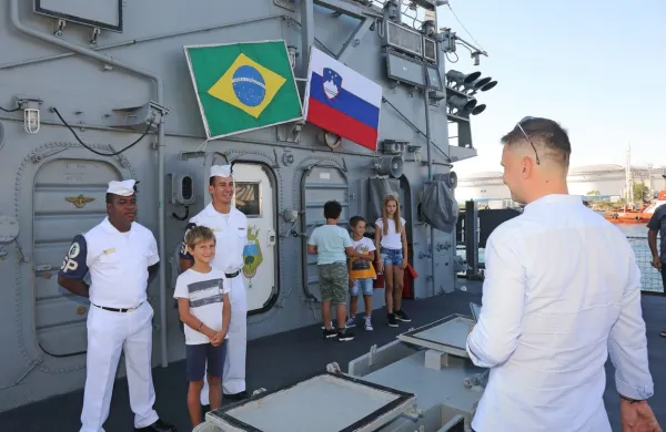 Obisk brazilske mornarice