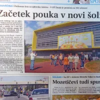 Na Ajdovskem so se veselili nove Osnovne šole Šturje. 