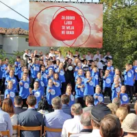 FOTO: Proslava v Ajdov&scaron;čini - &Scaron;arec: &ldquo;Primorke in Primorci ste nam vzor&rdquo;
