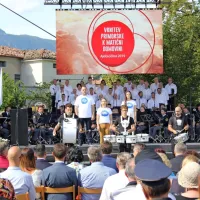 FOTO: Proslava v Ajdov&scaron;čini - &Scaron;arec: &ldquo;Primorke in Primorci ste nam vzor&rdquo;