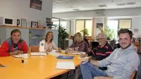 Uredništvo Radia 94 (z leve):  Edo Klemenc, Maruša Mele Pavlin, 
Mateja Jordan, Jure Škodič in Sandi Morel.
