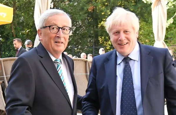 Jean-Claude Juncker in Boris Johnson