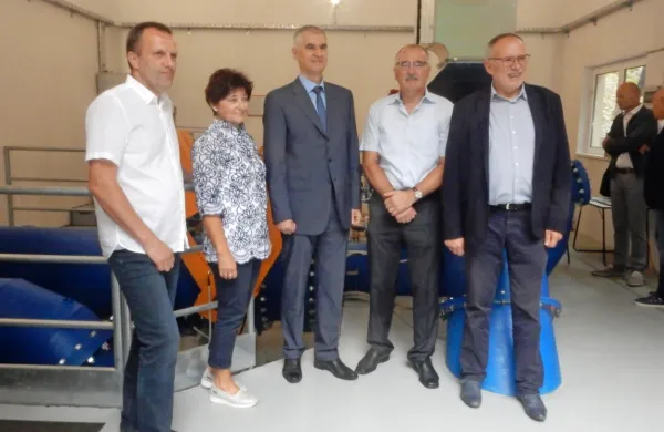 Z leve Tomaž Štenkler, Alida Rejec, Radovan Jereb, Vladimir Gabrijelčič in Marjan Pintar