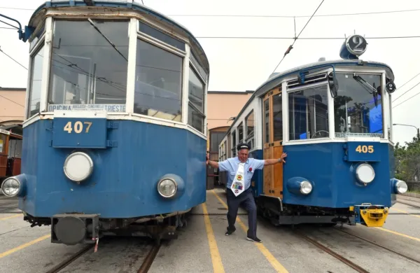 Dolfi Purich je bil 22 let voznik znamenitega openskega tramvaja.