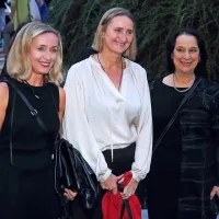 Ženski stebri filma: direktorica filmskega centra Nataša Bučar, 
režiserka in žirantka Maja Weiss  in direktorica FSF Jelka Stergel.