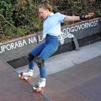Na Markovcu so preizkusili mini rampo