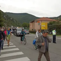 Benjamin Ličer že tretjič poletel pod solkanskim mostom