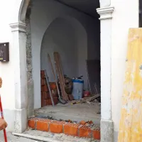 Stanje danes zjutraj takoj po odstranitvi vrat 