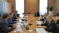 Ustanovne seje Kluba primorskih poslank in poslancev so se udeležili (z leve) Marko Bandelli, Danijel Krivec, Zvone Černač, Matjaž Nemec, Branko Simonovič in Samo Bevk.