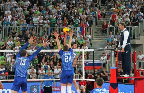 Izolan Mitja Gasparini je bil eden junakov četrtfinalne zmage nad 
Rusi.