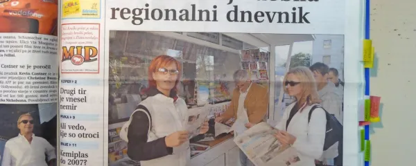 Prvi dan dnevnega izhajanja so bile Primorske novice brezplačne.