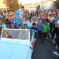 Veličasten sprejem Gasparinija v Izoli