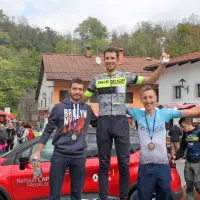 Najboljši amaterji v Kobaridu - Žan Peternelj, Andrea Calza in 
Fabijan Kralj. 

 