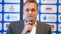 Predsednik Odbojkarske zveze Slovenije Metod Ropret je z 
zadovoljstvom govoril o učinkih evropskega prvenstva.