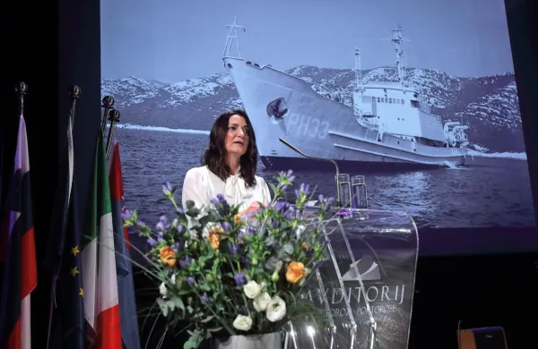 Slavnostni nagovor je imela vodja  Morske biološke postaje Piran 
Patricija Mozetič.