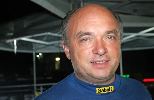Idrijčan Darko Peljhan, najhitrejši Slovenec v Poreču. 