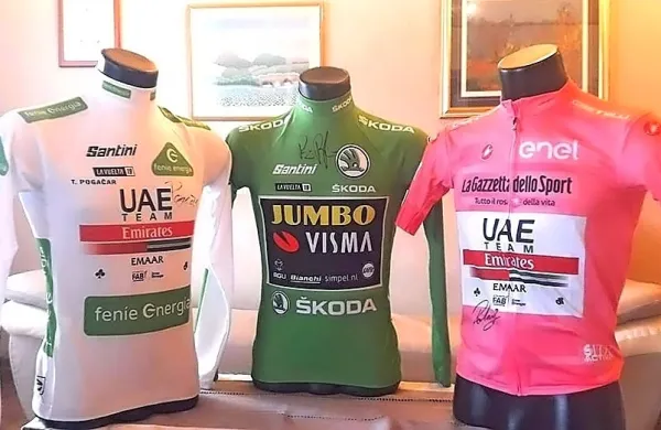 Za Rogličev, Pogačarjev in Polančev dres kar 3000 evrov