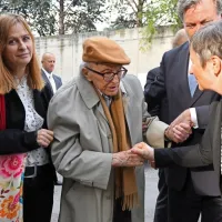&Scaron;arec položil venec k spominski plo&scaron;či žrtvam v Rižarni
