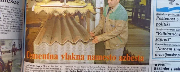 V anhovskem Salonitu so se dokončno poslovili od azbestne 
proizvodnje.