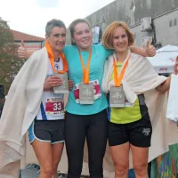 Najhitrejše na 5800 metrov - Kristina Bele, Rebeka Gnezda in Petra 
Strnad. 