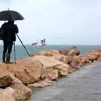Mnogi so s fotografijami zabeležili poplavljanje morja.