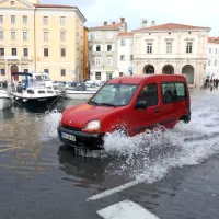 Piran danes okrog 9. ure