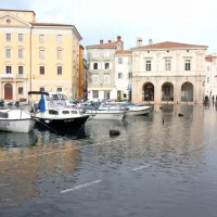 Piran danes okrog 9. ure
