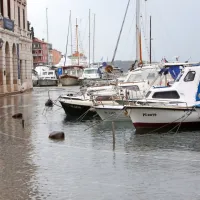 Piran danes okrog 9. ure
