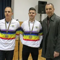 Aleš Borčnik, Anže Petrič in vipavski župan Goran Kodelja