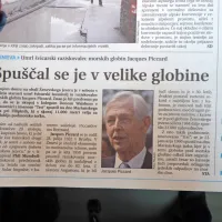 Umrl je švicarski izumitelj in raziskovalec morskih globin Jacques 
Piccard.