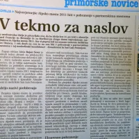Idriji se je obetal naziv Alpsko mesto 2011. 

