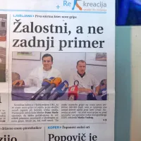 V Sloveniji so zabeležili prvi primer smrti zaradi zapleta po okužbi 
z virusom nove gripe H1N1. 
