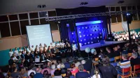 Na slovesnosti so potovali v času: obiskali preteklost, preverili 
sedanjost in napovedali prihodnost.