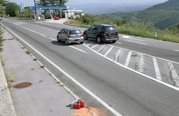 Talno signalizacijo v Srgaših  so spremenili šele po nesreči. 