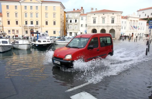 V novembru so bili v Piranu takšni prizori zelo pogosti.