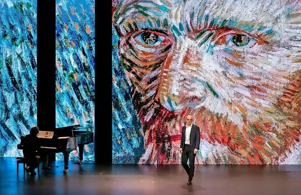 V zgodovino impresionizma gledalce popeljeta Marco Goldin in 
pianist ter avtor izvirnih skladb Remo Anzovino. 